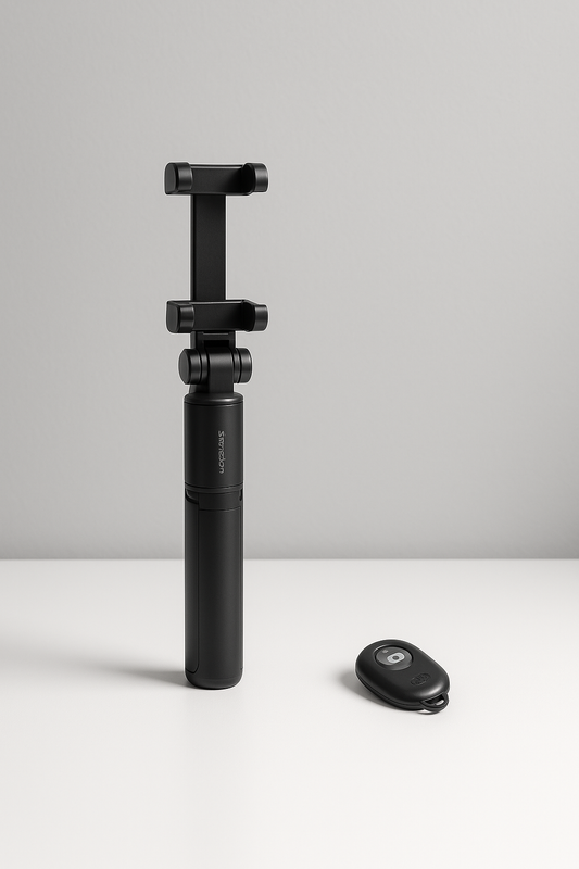 Bluetooth Selfie Stick Tripod with Remote Shutter – Portable Content Creator Tool